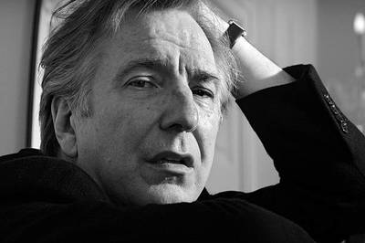 Alan Rickman poses during a photo call held on March 9, 2004 at his home in London, England
