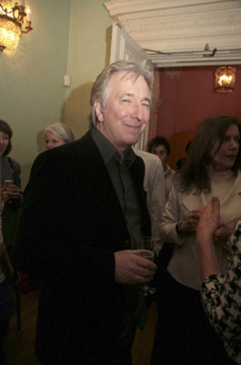 2006, December 5 -Alan Rickman at Perfume After Party Screening at the Dartmouth House
