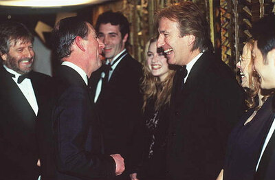 The premiere of "Sense and Sensibility". The meeting with Prince Charles London, 21 February 1996
